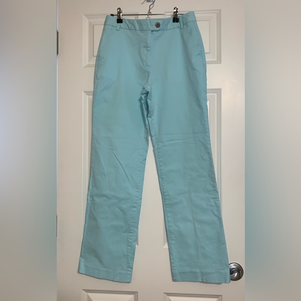 EUC Pants: Soft, Aquamarine, Mid-Rise, Relaxed-Fit, Straight Leg
